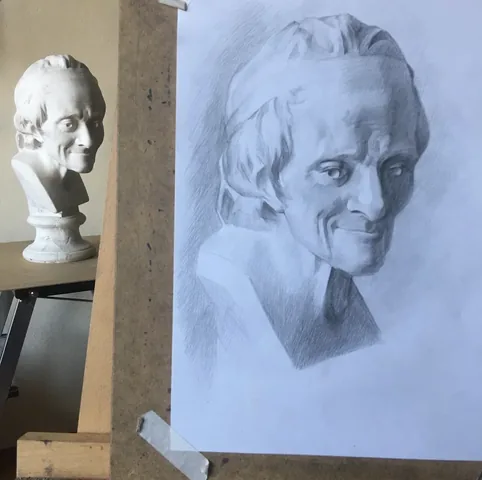 Portrait from a cast
